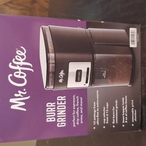 NIB Mr. Coffee Coffee Grinder, Black